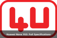 Huawei Nova Y63: Full Specifications