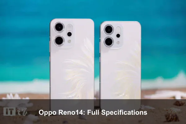 Oppo Reno14: Full Specifications