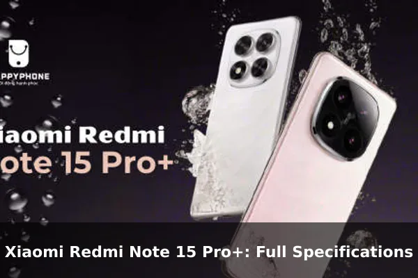 Xiaomi Redmi Note 15 Pro+: Full Specifications