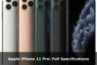 Apple iPhone 11 Pro: Full Specifications