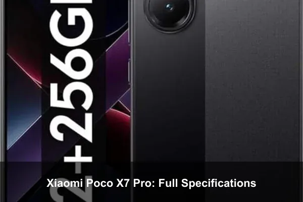 Xiaomi Poco X7 Pro: Full Specifications