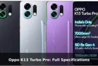 Oppo K13 Turbo Pro: Full Specifications