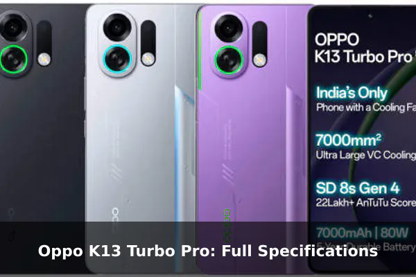 Oppo K13 Turbo Pro: Full Specifications