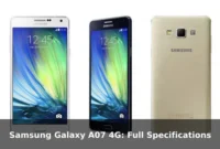 Samsung Galaxy A07 4G: Full Specifications