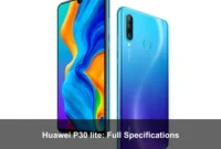 Huawei P30 lite: Full Specifications