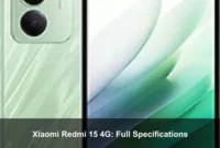 Xiaomi Redmi 15 4G: Full Specifications