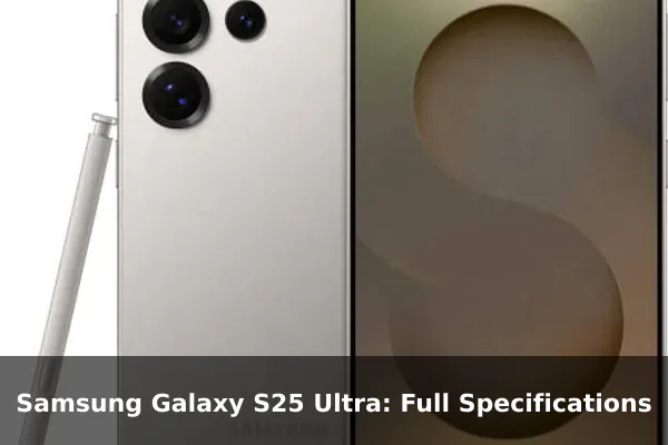 Samsung Galaxy S25 Ultra: Full Specifications