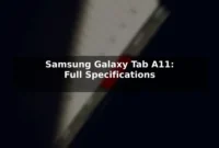 Samsung Galaxy Tab A11: Full Specifications