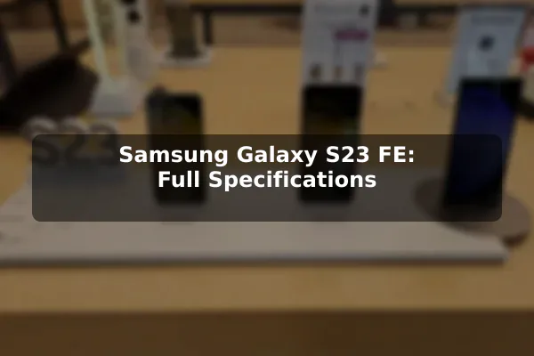 Samsung Galaxy S23 FE: Full Specifications