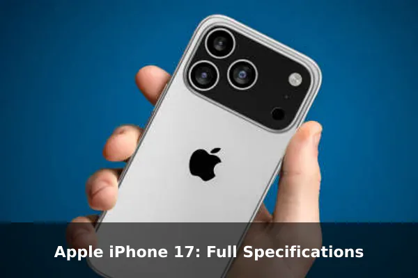 Apple iPhone 17: Full Specifications