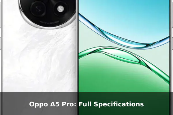 Oppo A5 Pro: Full Specifications